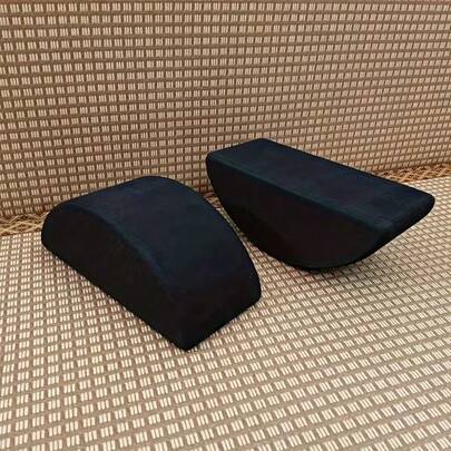 Multifunctional Squat Wedge With Yoga Mat - Dual-Sided For Strength Training, Balance Exercises, Weightlifting & Calf Stretching - Durable Rubber, Suitable For All Fitness Levels