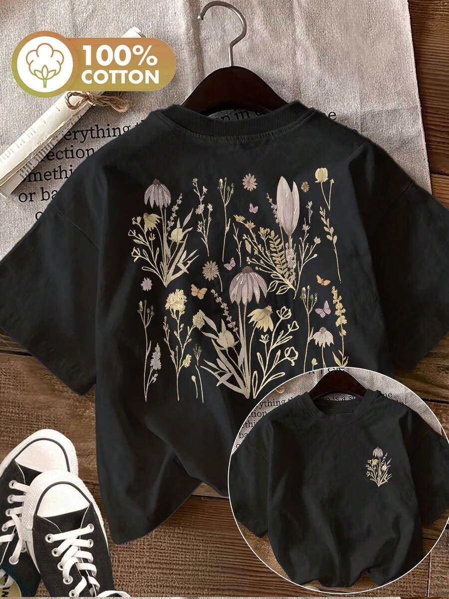 Women T-Shirts - Black - View 1