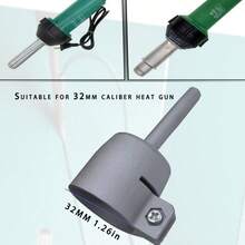 4pcs/Set Hot Air Plastic Welding Stainless Steel Welding Nozzle, Triangle Welding Tip, Quick Spray Nozzle, Fixed Point Nozzle, Round Y Nozzle, 32mm Standard Nozzle - C - View 5