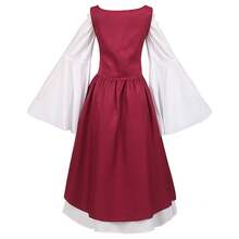 Cosplay Clothing - 2023051903 Red Dress With Flared Sleeves - View 6