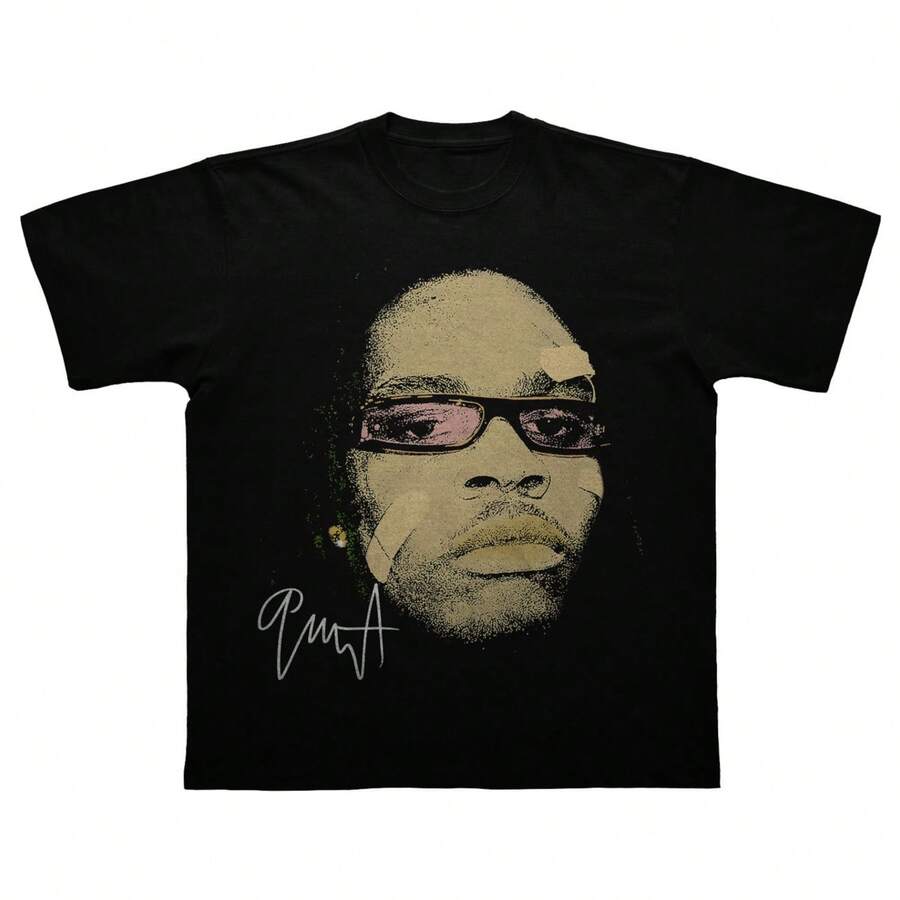 Gunna Rare T-S1Hirt - Gunna 90s Graphic T-S1Hirt - Gunna Vintage StY1Le T-S1Hirt.220G Man Al1 Godn Spine, 220G A1DA For Stability. The Styling A1DA1 Is Suitable For All Identities, Both Male And Female. Fabric S 1 Fabric C 1ality, Practical In Any Combination A1JE, Soft To The Touch But Designed For Permanence. Fresh Blouses, Fall Suits, VaC1Actions, Mexican Themed, 2026 World Cup Themed Dresses - 黑色 - 查看 1