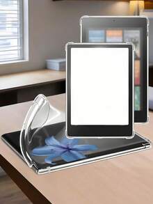1pc Flower Pattern Transparent Protective Case Compatible With Kindle Paperwhite 12th Gen 2024,Kindle 11th Generation-2024 Release,Libra Colour 7Iinch,Protective Cover Compatible With Clara Colour,Fire HD 10 Tablet(11th/13th Gen, 2021/2023 Release)Four Corners Anti-Fall,Full Coverage Clear Case, Silicon Soft Shell - Multicolor - View 6