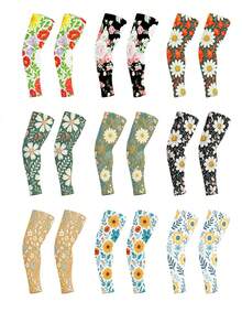 Unisex Loose Sunscreen Arm Sleeves, Featuring Countryside Style Motorcycle Riding Ice Sleeves, Running Ice Silk Sleeves With UV Protection Function - Multicolor - View 5