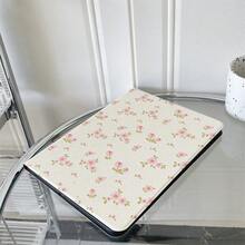 1個粉色鬱金香與碎花圖案平板保護殼，書本式翻蓋設計，附多角度支架與筆槽，相容於 IPad Air 13(M3 2025)/ Air 11(M3 2025)/ 11(A16 2025), Galaxy Tab S10+/S9/A9, Pad, MatePad, Pad, Honor Pad, Xiaoxin Pad - 彩色 - 查看 6