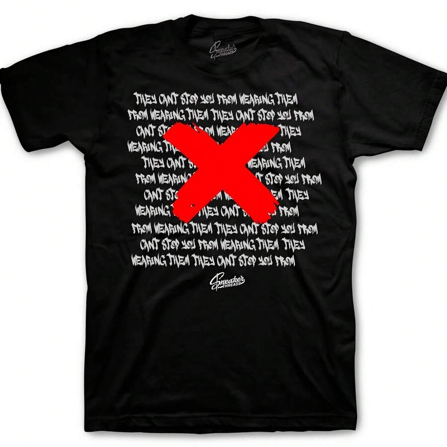 Camisetas deportivas a juego con la camiseta Retro 1 Rebellionaire - Banned - forma - Ver 1