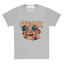 Happy Campers V-Neck Print T-Shirt, Women's Short Sleeve Cotton Loose Fit T-Shirts, Casual Crew Neck Tees, Unisex Streetwear, Cartoon Game Tees - 白色的 - 查看 10