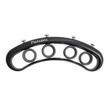 Flatsons-Entrenador de Dedos, Expansor de Dedos, Ejercitador de Dedos para Piano, Guitarra, Herramienta de Corrección de Manos, Entrenador de Fuerza de Dedos - Negro - Ver 2