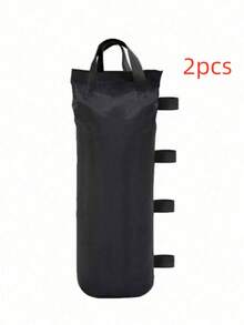 1/2pcs Heavy Duty Canopy Weight Bags, Thick Tent Sandbag Weights Up To 40kg, Black Universal Fit For Gazebo, Sun Shade, Outdoor Tent Stabilizing - A - View 13