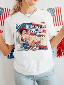 Camiseta retro del 4 de julio002