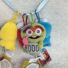 Sesame Street 正版艾尔莫、大鸟、甜饼怪毛绒挂件装饰，可爱背包配件，斋月、万圣节、生日小礼物 - 彩色 - 查看 9