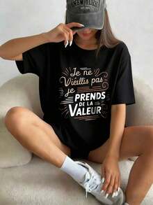 Women T-Shirts - Black - View 4