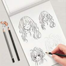 Buku Sketsa Gambar Garis Ramah Pemula, Menampilkan Karakter Pahlawan Anime yang Imut, Menyediakan Latihan Sketsa dan Mewarnai Garis Luar Sederhana Langkah demi Langkah, Panduan Menggambar Pensil Sendiri untuk Remaja dan Dewasa, Ideal untuk Kelas Seni dan Pendidikan di Rumah - Berwarna merah muda - View 6