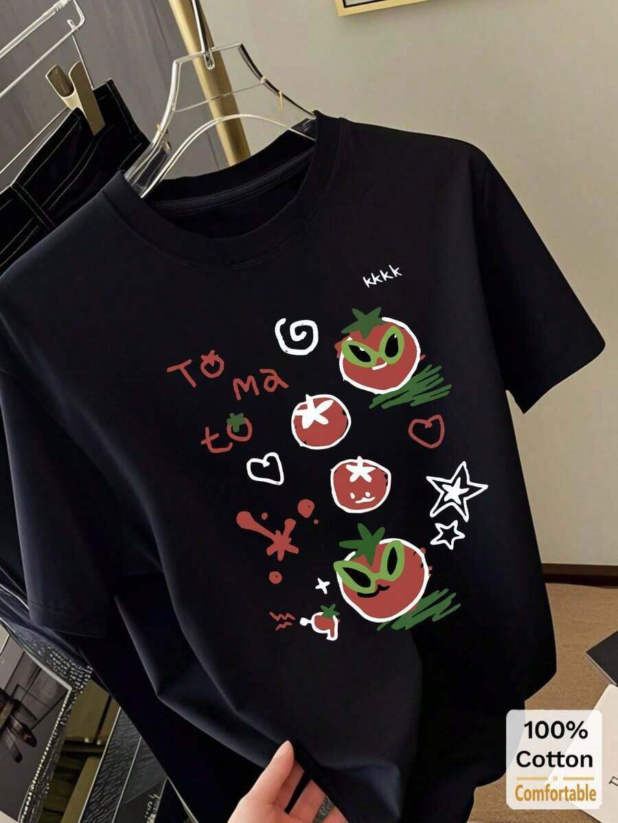 Women T-Shirts - Black - View 1