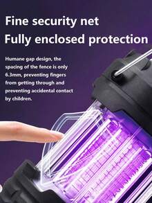 Solar Powered Outdoor Sports Camping Light, Foldable LED Solar USB Rechargeable Flashlight, Emergency Hanging Lamp, Camping Emergency Gear, Blackout Supplies, Storm Survival Kit, Indoor & Outdoor Use - Black + Mosquito Repellent Function - View 4