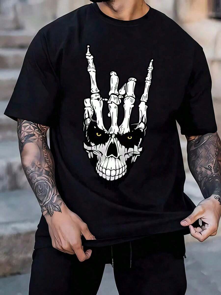 Dam-T-shirts - Svart - Visa 1