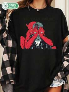Women T-Shirts - Black - View 7