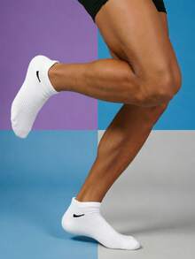 1/5/10/20 Pairs Men's Short Socks, Business Invisible Boat Socks, Solid Color Sports Non-Slip Socks - Multicolor - View 5
