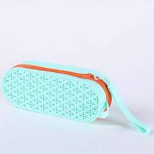 1 pieza Estuche de almacenamiento de gafas de natación universal de dos colores, estuche de gafas transpirable, caja de equipo de natación, colores de macarrón, bolsa de ocio al aire libre de secado rápido, nadador profesional unisex, canasta de regalo de Navidad, Halloween Trick-Or-Treat - Multicolor - Ver 14