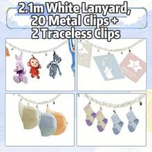 New Doll Storage Hanging Wall Organizer, Bedroom Decor Plush Doll Storage - Multicolor - View 1