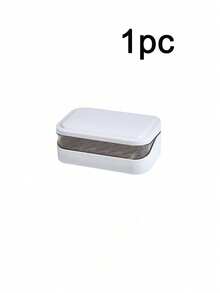 1/2/4 chiếc khay đựng xà phòng hình chữ nhật bằng nhựa có nắp đậy, giá đựng xà phòng di động, khay đựng xà phòng thoát nước cho phòng tắm, phụ kiện phòng tắm, trang trí nhà cửa, trang trí mùa thu, trang trí mùa tựu trường. - Nhiều màu - Xem 11
