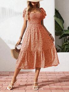Lolita Dresses - Burnt Orange - View 4