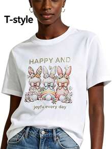 Women T-Shirts - White - View 9