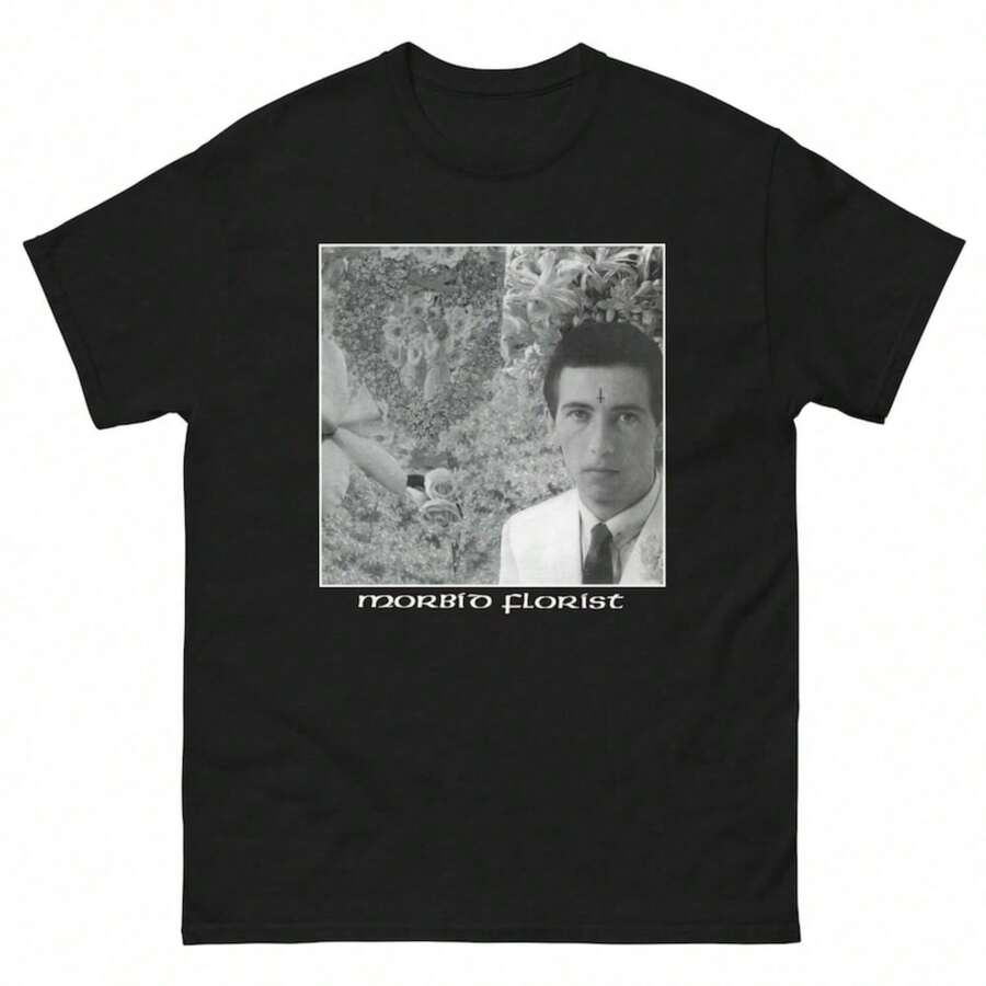 A1nal C1unt Morbid Florist - C1Amisa Vintage GrinD1Core Punk Camiseta 100% Algodón Unisex - Playera Casual Premium de Corte Cómodo - Negro - Ver 1