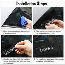 Edition Car Emblem,  Edition 3D Auto Car Emblem, Car Exterior Emblems Badge 3D Sticker Decal, 3D Fender Badge Decal Car Truck Replacement Fit For Bumper Window - Blue - View 5