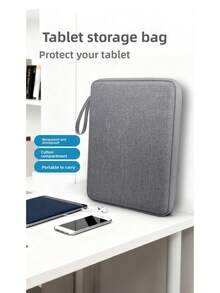 Funda protectora para tablet de 11-13 pulgadas, bolsa de almacenamiento para teclado de portátil, compatible con Apple y otras marcas - Ver 2
