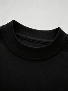 Lightweight, This Stylish Men's Casual Polyester T-Shirt Is Available In Gray, Blue, Navy, And White. It Features A Creative Bear Print And Is Suitable For Casual Wear At Home, As A Sports T-Shirt, And Is Also An Ideal Choice For Outdoor Activities. 100% Cotton, Unisex. Soft - 黑色 - 查看 5