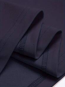Camiseta de Manga Corta para Hombre con Estampado de Letras - Cuello Redondo Casual, Transpirable, Ajuste Regular para Clima Caluroso, Lavable a Máquina y en Seco - Versátil para Uso Casual - ¡En Stock! - Negro - Ver 5
