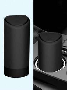 Multi-Function Car Trash Can, Silicone Cup Holder Trash Can With ABS Base, Removable And Washable Mini Storage Box Suitable For Keys, Coins, Phones, Non-Slip Dashboard Storage Box - A - View 10