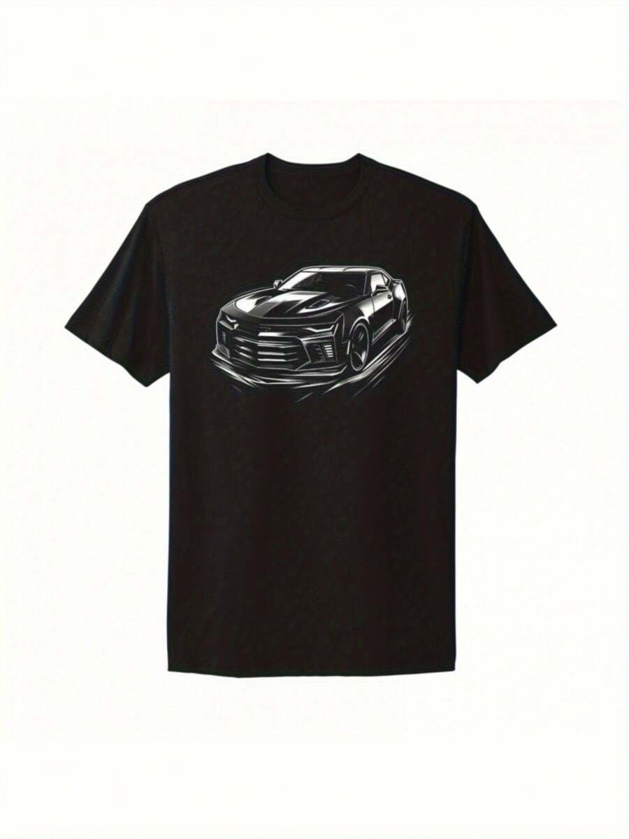 Sommer On Street Summer SS Z28 ZR1 ZL1 Short Sleeve T-Shirt, RS--Shirt, Loose And Comfortable. - Back - View 1