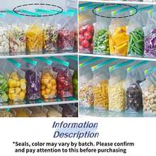 10/30pcs 3 Sizes Ziplock Fresh-Keeping Bags, Food Classification Storage Bags, Food Preservation Sealing Bags, Suitable For Fruits, Grains, Vegetables And Meats, Kitchen Storage And Preservation, Kitchen Accessories - View 8