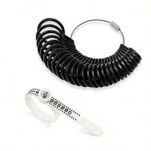 Plastic Ring Sizer With Magnifier, Plastic Gauge For Ring Measurement, Fits European, US And UK Sizes 0-13, A-Z - 2-piece Ring Testing Tool Set - View 16