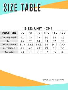 Tween Girl Solid Color Half-Open Neckline Dress, Spring/Autumn - White - View 8