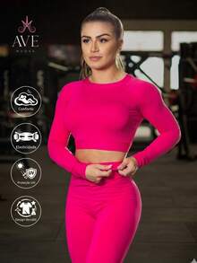 Women Sports Tees & Tanks - Rosa Fucsia - Ver 1