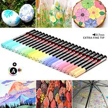 308 Colors (Covering 14 Color Tones, 22 Colors Per Box), Various Color Tones Available (Skin Tone / Gray Tone / Macaron Color / Dopamine Color, Etc.), 0.7mm Super Fine Tip, Water-Based Ink High Coverage Quick-Drying Waterproof, With Numbered Visible Window Pen Cap - Multicolor - View 6