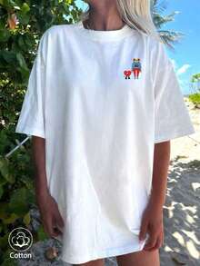 Women T-Shirts - White - View 5