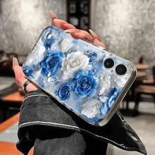 Floral & Butterfly Jewelry Design Phone Case Compatible With IPhone 17, 16, 15, 14, 13, 12, 11 Pro Max, X, XS, XR, XS Max, 7, 8, 6, 6S Plus, 16E, Cartoon Transparent Anti-Fall Full Coverage TPU Phone Case, Minimalist Fashion Shock-Proof Soft Shell Protective Cover - Clear - View 4