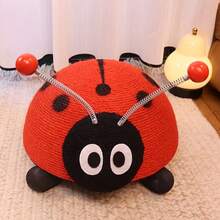 Cute Cat Scratching Post, Ladybug, Bee & Turtle Shaped Cat Scratch Balls, Natural Sisal Rope, Indoor Use For Cats & Kittens, No Assembly Required - Multicolor - View 9