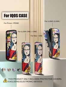 1PC For IQOS ILUMA ONE/ I One/New Iluma I One, ILUMA/Iluma I ,ILUMA PRIME/Iluma I Prime Protective Case Full Protection Anti-Drop Fashion Personalized Graffiti Leather Case Anti-Scratch Anti-Rub Anti-Pressure Anti-Shock PU+PC Splicing Hard Shell Precise Hole Position Leather Case Couple Style Multiple Colors Available Gift For Self-Use Storage Box - 1 - View 6