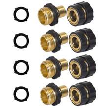 6 chiếc đầu nối nhanh ống nước tưới vườn 3/4 inch, loại đực và cái. - B - Xem 10