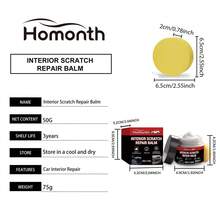 Homonth汽车内饰护理霜，汽车表面清洁污垢去除剂，日常便捷保养霜 - A - 查看 6