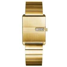 Relógio de quartzo feminino minimalista retrô de luxo, presente de alta qualidade para ocasiões formais e informais, relógio de quartzo quadrado com calendário. - Tamanho Único - Ver 13