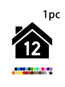 Trash Can Stickers (1/2/3/4/5/6/7/8/10pcs): Customizable Labels, Mailbox Numbers And Street Name Decals. Custom Street House Number And Trash Can Identification Stickers - Waterproof, Durable, Self-Adhesive, Easy To Apply. Multiple Colors Available; Suitable For Trash Cans, Mailboxes, Gates, Recycling Bins And Street Signs - Perfect For Outdoor Residential And Property Identification. - Multicolor - View 15