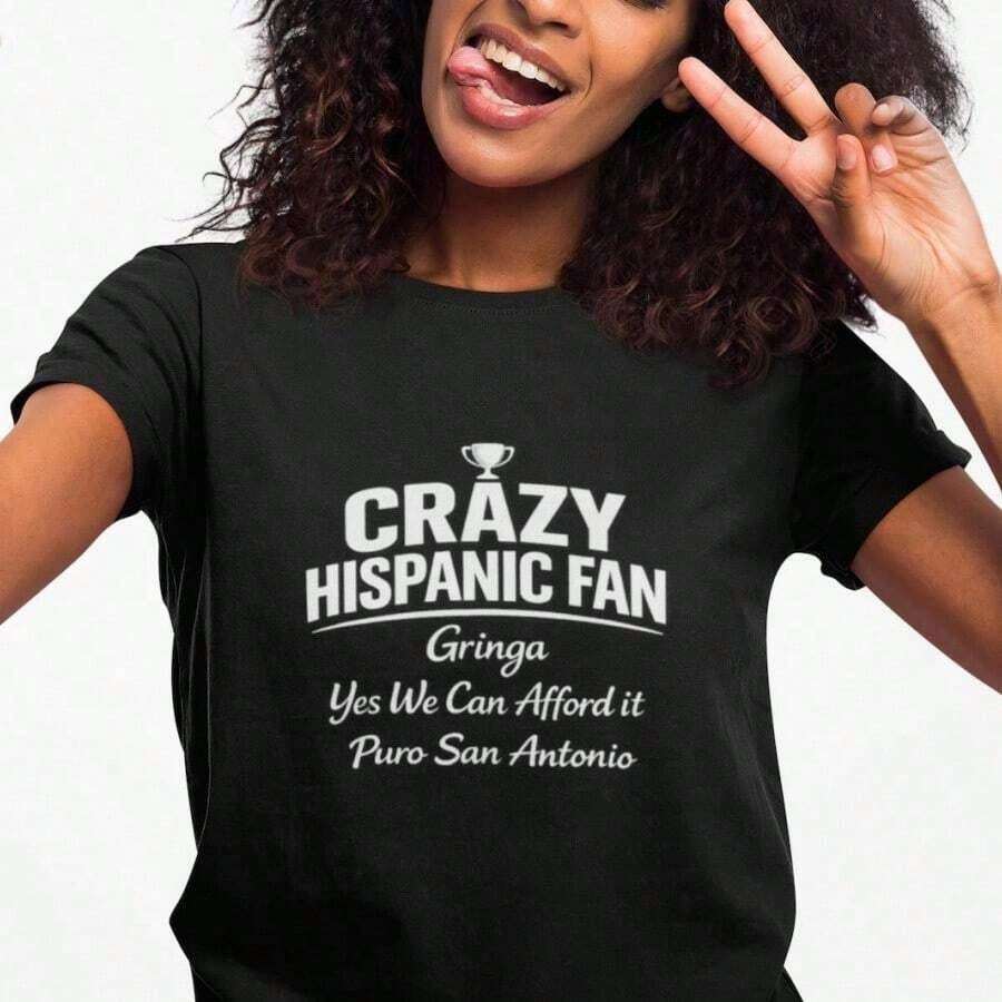 1 San Antonio Spurs Fan T-Shirt, Gift For San Antonio Basketball Fans, Fiesta Coyote Graphic Tee, 180g 100% Cotton. - 黑色 8 - 查看 1