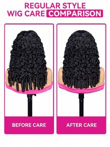 ISEE HAIR Wear Go 无胶缅甸卷发假发 13*6 透明蕾丝假发 180% 密度 16-24 英寸常规尺寸 自然色 预剪蕾丝 预拔发际线 预漂白发结 真人发 日常佩戴 女性 - SNatural - 查看 7