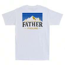 It's Not A Dad Bod It's A Father Figure Mountain ( on back) Vintage Men T-Shirtblusas para mujer playeras de mujer vestidos casuales para mujer y2k playeras deportivas para mujer verano camisetas ropa de mujer Fashion Perfect For Daily - Blanco - Ver 6