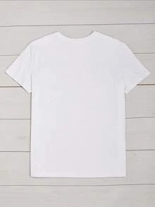 Camiseta Deportiva de Manga Corta para Mujer con Estampado de Cactus y Vaca 2026 - Blanco - Ver 2
